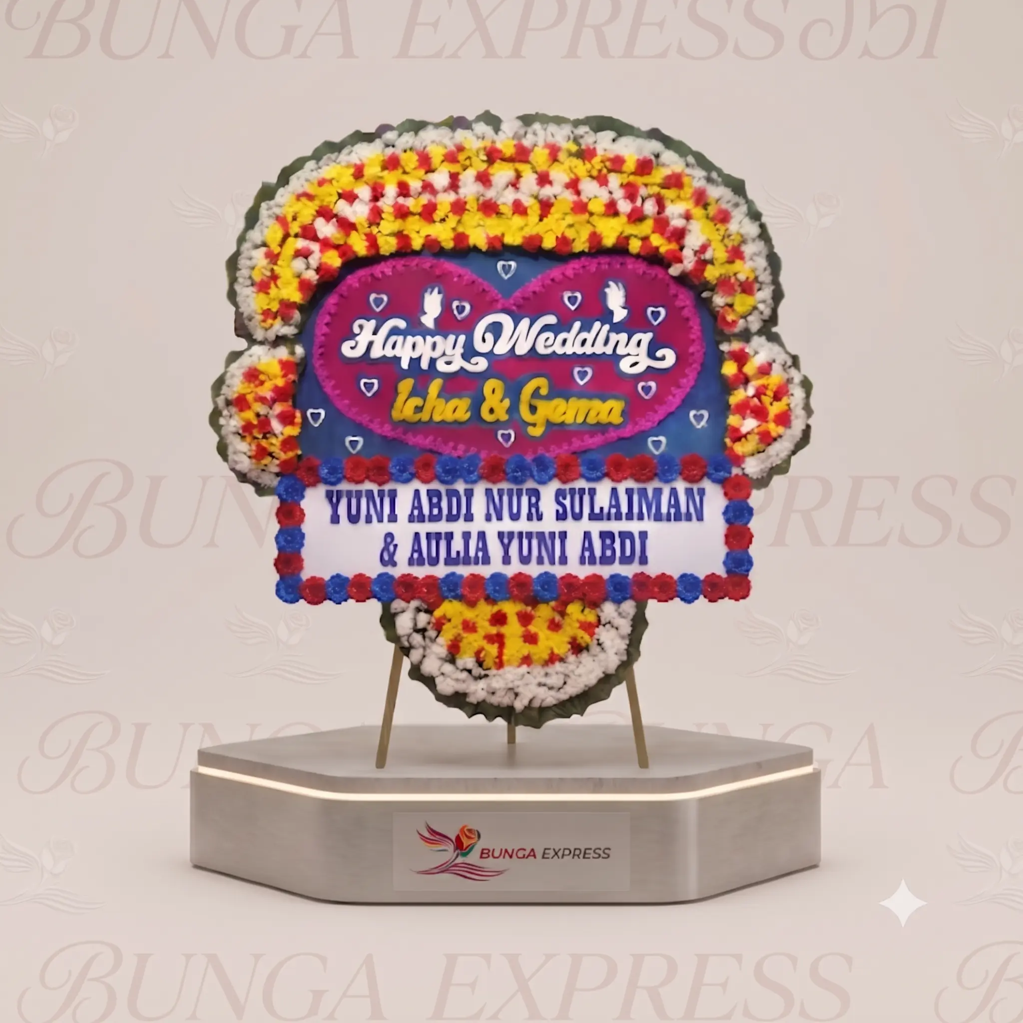 Rangkaian bunga premium Bunga Express